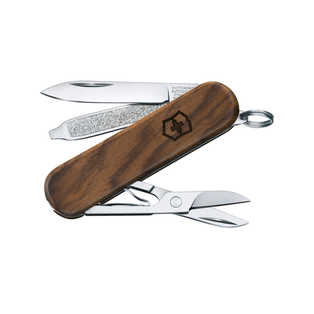 Logotrade promotional gifts photo of: VICTORINOX Pocket Knife Classic SD Wood 5 functions
