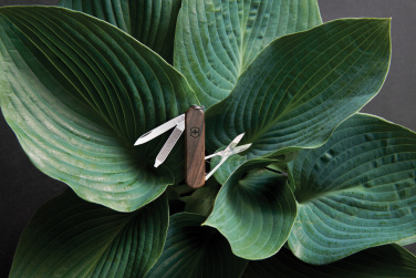 Logo trade advertising products image of: VICTORINOX Pocket Knife Classic SD Wood 5 functions