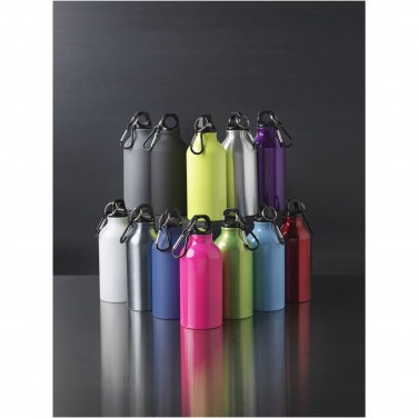 Logotrade reklaamtooted pilt: Oregon 400 ml matt veepudel karabiiniga