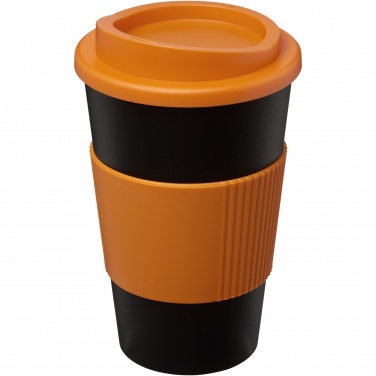 Logotrade meened pilt: Americano® 350 ml silikoonist võruga kohvitops