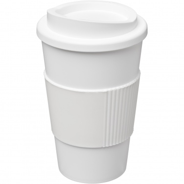 Logo trade ärikingitused foto: Americano® 350 ml silikoonist võruga kohvitops