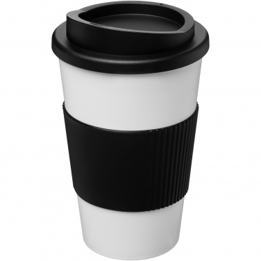 Logo trade reklaamkingitused foto: Americano® 350 ml silikoonist võruga kohvitops