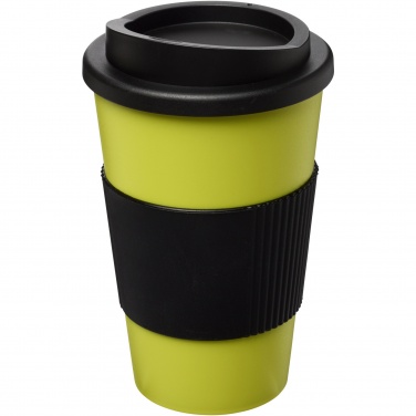 Logotrade meened pilt: Americano® 350 ml silikoonist võruga kohvitops