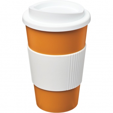 Logotrade ärikingid pilt: Americano® 350 ml silikoonist võruga kohvitops