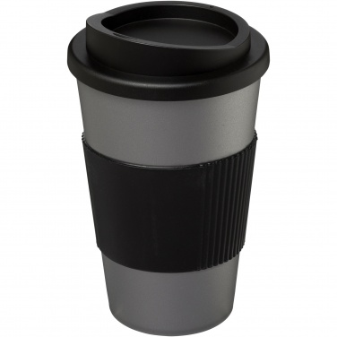 Logo trade reklaamkingi pilt: Americano® 350 ml silikoonist võruga kohvitops