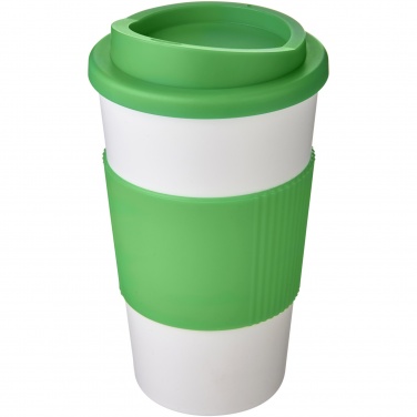 Logo trade firmakingi pilt: Americano® 350 ml silikoonist võruga kohvitops
