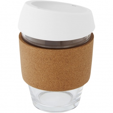 Logotrade firmakingitused pilt: Lidan 360 ml borosilikaatklaasist termotops silikoonkaanega