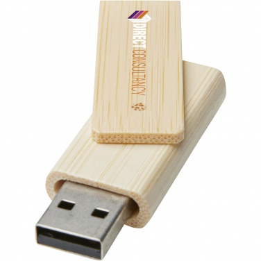 Logotrade ärikingituse foto: Pöörake 16 GB bambusest USB-mälupulka