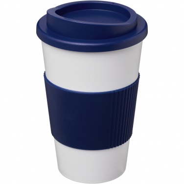 Logo trade reklaamkingitused foto: Americano® 350 ml silikoonist võruga termoskruus
