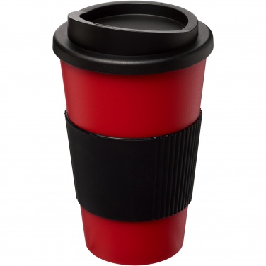 Logo trade ärikingid foto: Americano® 350 ml silikoonist võruga termoskruus