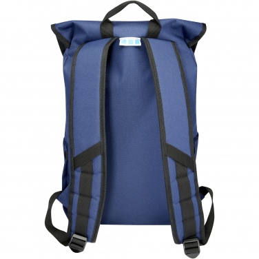 Logo trade reklaamkingi pilt: REPREVE® Meie Ocean™ 15-tolline GRS RPET sülearvuti seljakott 19L