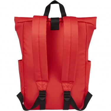 Logotrade reklaamkingid pilt: Byron 15,6" GRS RPET rull-top seljakott 18L