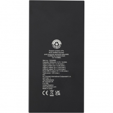 Logotrade firmakingituse foto: Ühendage 5000 mAh taaskasutatud alumiiniumist akupank 