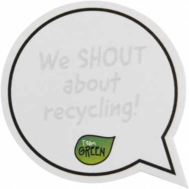 Logo trade reklaamkingitused foto: Sticky-Mate® kõnemullikujulised taaskasutatud kleeppaberid