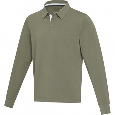 Logotrade reklaamkingituse foto: Clyde unisex orgaaniline ragbi polo dressipluus