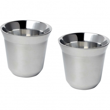 Logotrade ärikingid pilt: Duo 80 ml RCS sertifikaadiga roostevabast terasest espressotassi komplekt 