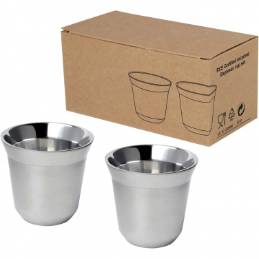 Logotrade firmakingid pilt: Duo 80 ml RCS sertifikaadiga roostevabast terasest espressotassi komplekt 