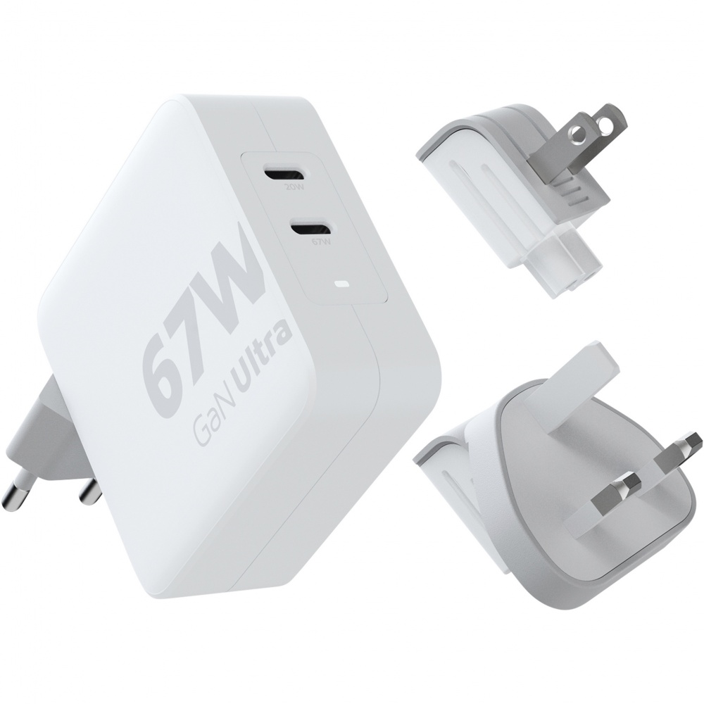 Logotrade meened pilt: Xtorm XVC2067 GaN Ultra 67W reisilaadija 100W USB-C PD-kaabliga