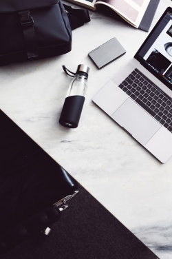 Logo trade reklaamkingi pilt: Vinga klaasist Lean klaasist veepudel