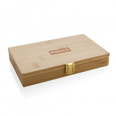 Logo trade firmakingituse pilt: Carvine 21 tk bambusest tööriistade komplekt