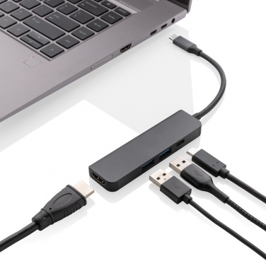 Logotrade reklaamkingituse foto: Terra RCS taaskasutatud alumiiniumist jaotur HDMI-sisendiga