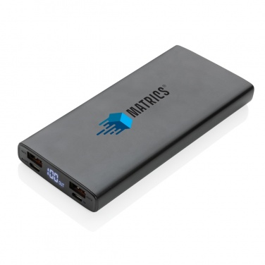 Logotrade reklaamkingi foto: Alumiiniumist 18 W 10 000 mAh PD Powerbank