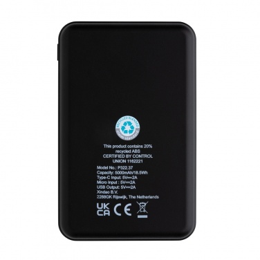 Logotrade firmakingid pilt: RCS taaskasutatud plastist 5000 mAh Powerbank