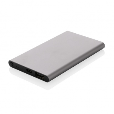 Logotrade reklaamkingituse foto: RCS-i taaskasutatud plastist/alumiiniumist 4000 mah C-tüüpi akupank