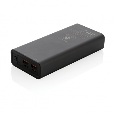 Logo trade reklaamtoote pilt: Terra RCS taaskasutatud 20 W alumiiniumist akupank 20 000 mAh