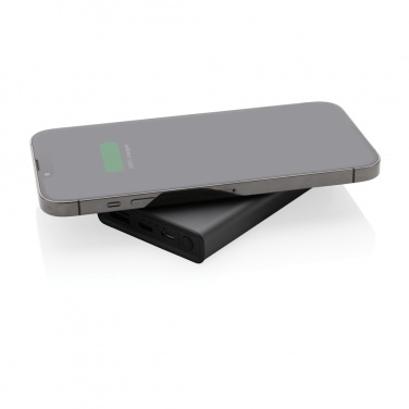 Logotrade ärikingi foto: Terra RCS taaskasutatud alumiiniumist 5000 mAh akupank 5W juhtmevaba