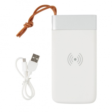 Logo trade firmakingid foto: Aria 8000 mAh 5W juhtmevaba laadimise akupank