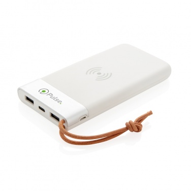 Logotrade reklaamkingid pilt: Aria 8000 mAh 5W juhtmevaba laadimise akupank