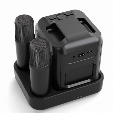 Logotrade ärikingi foto: Singvibe RCS taaskasutatud plastikust karaokekomplekt topeltmikrofoniga
