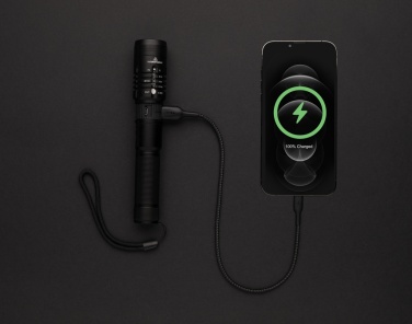 Logotrade meened pilt: Gear X USB taaslaetav taskulamp