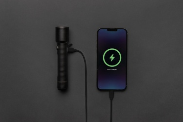 Logo trade ärikingituse pilt: Gear X RCS taaskasutatud alumiiniumist USB-taaslaetav suur taskulamp