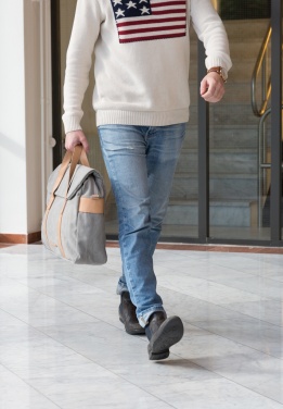 Logo trade ärikingi pilt: Lõuendist sülearvutikott PVC-vaba