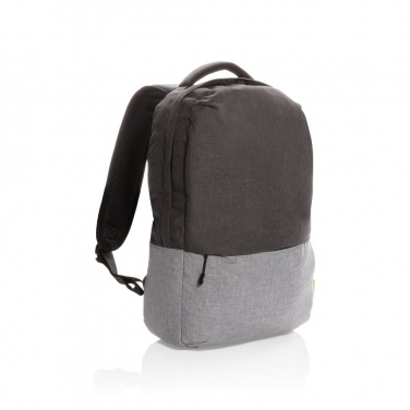 Logotrade ärikingid pilt: Duo värviline RPET 15,6" RFID sülearvuti seljakott PVC-vaba