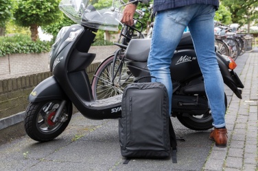 Logo trade ärikingi pilt: Moodne must 15,6-tolline sülearvuti seljakott PVC-vaba