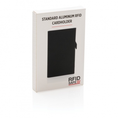 Logo trade ärikingituse pilt: Standardne alumiiniumist RFID-kaardihoidja