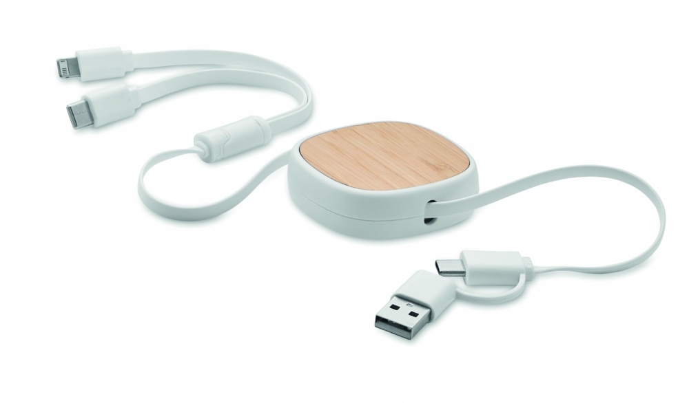 Logotrade reklaamkingitused pilt: Sissetõmmatav laadimis-USB-kaabel