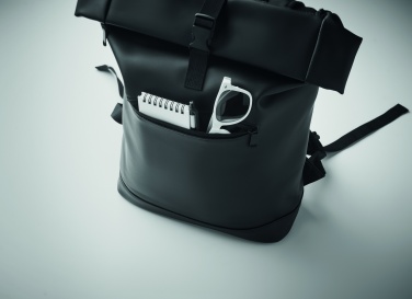 Logo trade meene pilt: Sülearvuti PU Rolltop seljakott