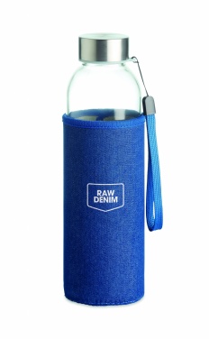 Logotrade reklaamkingituse foto: Klaaspudel kotis 500 ml