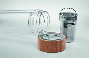 Logo trade reklaamkingituse pilt: Kaheseinaline klaaspudel 400ml München