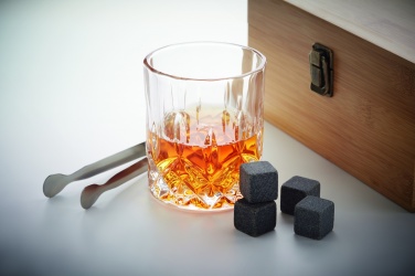 Logo trade reklaamtoote pilt: Viskiklaaside komplekt puidust karbis