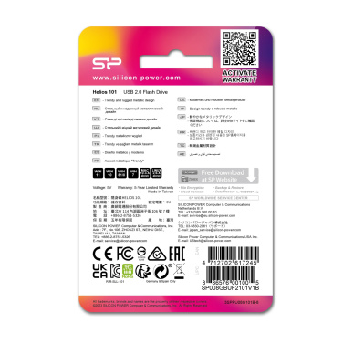 Logotrade reklaamtoote foto: Mälupulk silicon power helios 101 2.0