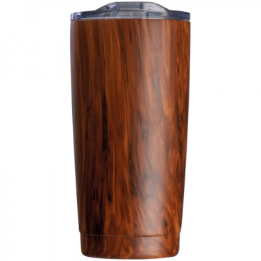 Logo trade reklaamkingituse pilt: Puidust välimusega roostevabast terasest kruus COSTA RICA 550 ml