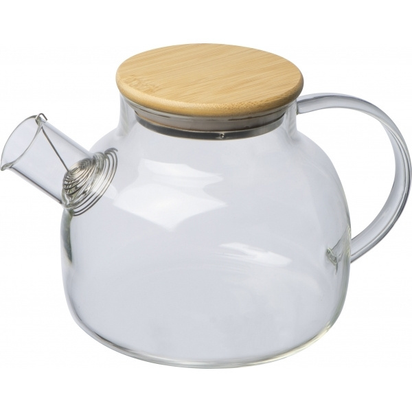 Logotrade firmakingitused pilt: Bambusest kaanega klaaskann FRANKFURT 1000ml
