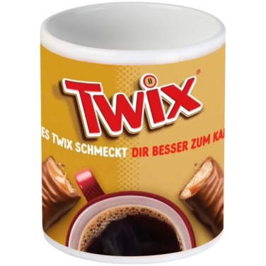 Logotrade reklaamkingitused pilt: Klassikaline kohvikruus allover print VIESTE 300 ml