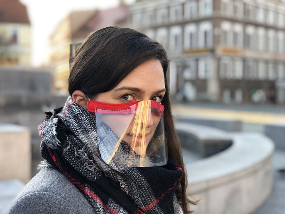 Logotrade ärikingid pilt: KALIPSO näokaitse - läbipaistev mask suu ja nina jaoks 1447162