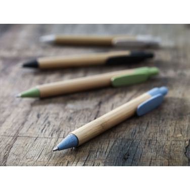 Logotrade ärikingid pilt: Bamboo Wheat Pen nisuõlgedest pastapliiats